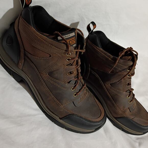 ARIAT 12EE Men’s Terrain Boots Leather Advanced Torque Stability Hikers - Picture 15 of 16